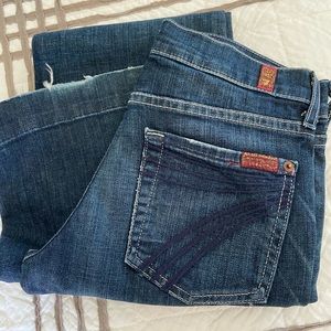7 for all Mankind DOJO size 23 flare leg jeans